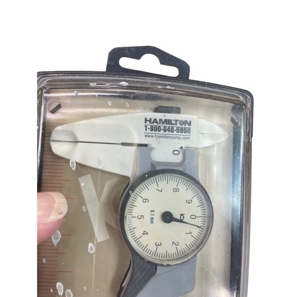 Hamilton DiaMax Swiss Precision Dial Caliper 150mm With Case paper SKU 9493 - Picture 2 of 11